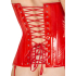 Vinyl Corset red XL