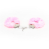 Furry Metal Handcuffs Pink