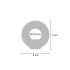 Soft Silicone Stud C-Ring