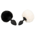 Fluffy Tail White S
