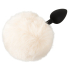 Fluffy Tail White S