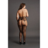 Suspender Rhinestone Pantyhose - Plus Size