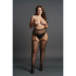Suspender Rhinestone Pantyhose - Plus Size