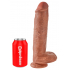 King Cock Dildo z jądrami i mocną przyssawką 28cm