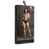 Helike XLV - Two Piece with Open Cups, Crop Top and Pantie - One Size