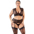 Komplet seksownej bielizny Biustonosz ze stringami 4XL