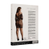 Contrast Net Long Sleeved Mini Dress - Plus Size
