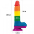 Prider Dildo 7.5\' Colorful