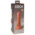 KCE 6 DD Vibrating Cock Tan