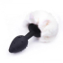 Korek analny AFTERDARK Pompon S biały S Korek analny AFTERDARK Pompon S biały S