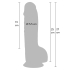 Realistic Dildo PVC 25 cm