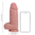 Extra Thick Straight with Balls 9 / 23 cm - Flesh