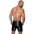 Powerwetlook shorts in comfortable length M Noir Handmade