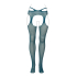 Suspender Pantyhose with Strappy Waist - Queen Size