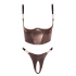 Shelf Bra Set brownish L