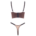 Shelf Bra Set brownish L