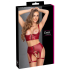 Shelf Bra Set red 80B/M