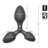 Black Velvets Triple Butt Plug