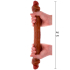 Silicone Foreskin D-Dong 46 cm