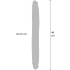 Silicone Foreskin D-Dong 46 cm
