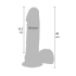 ToyJoy Get Real Silicone 20 cm Dildo