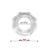 Cock Ring Super Flexible Polygon 2.2 cm Clear