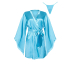 Samira peignoir turquoise