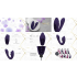 Yuki - Dual Motor G-Spot Vibrator with Massaging Beads - Purple