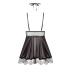 Eve chemise with mask black