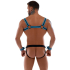 Men\'s Jock set black/blue 2XL