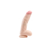 Simple Pleasure dildo z wbudowanym kręgosłupem cyberskóra kolor cielisty 21cm