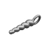ToyJoy Buttocks The Screw Metallic Silicone Plug