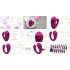 Yoko - Triple Action Vibrator Dual Prongs with Clitoral Pulse Wave