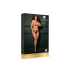 L©na - Brief with Open Crotch and Buttocks, Adjustable Sliders and Golden Details - Plus Size