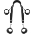 FETISH SUBMISSIVE - MASTER POSITION WITH 4 NOPRENE-LINED HANDCUFFS