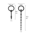 Penis Plug Set Small 2 pcs