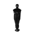 Body Bag with Nylon Straps - Black