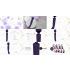 Kiku - Double Ended Wand with Innovative G-Spot Flapping Stimulator - Purple