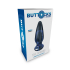 ToyJoy Buttocks Shining Vibrating Glass Plug
