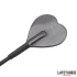 Whip with Heart Shape Black 60cm