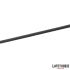 Whip with Heart Shape Black 60cm