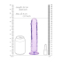 Straight Realistic Dildo with Suction Cup - 8\'\' / 20