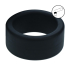 Liquid Silicone Ball Strap - S - 34mm - Black