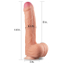 Potężne reaistyczne dildo z przyssawką 28 cm Lovetoy