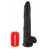 Czarne potężne Dildo King Cock 35cm czarne