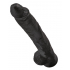 Czarne potężne Dildo King Cock 35cm czarne