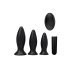S Pleasures Premium Triplicity Plugs Kit Black