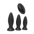 S Pleasures Premium Triplicity Plugs Kit Black