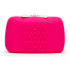 Torebka na akcesoria mała różowa silikonowa