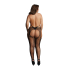 Suspender Pantyhose with Strappy Waist - Plus Size